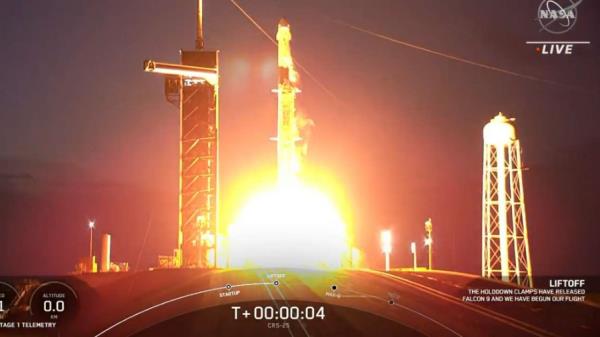 观察:美国宇航局的SpaceX CR-25前往国际空间站