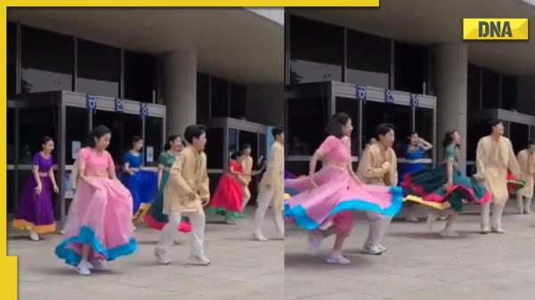 韩国学生唱着Madhuri Dixit的名曲《Ghaghra》，观看视频