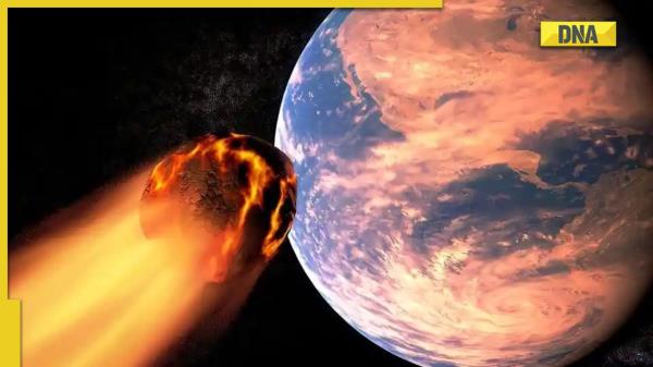 美国国家航空航天局警告称，一颗飞机大小的巨型小行星今天正逼近地球